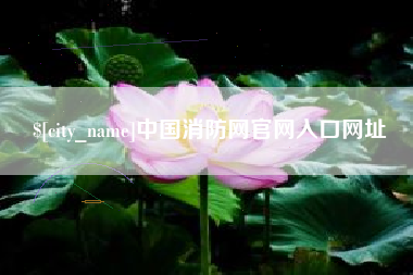 迁西中国消防网官网入口网址