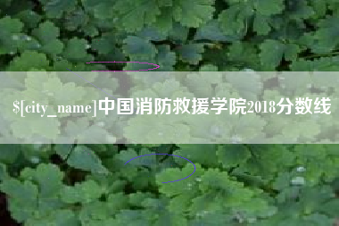 迁西中国消防救援学院2018分数线