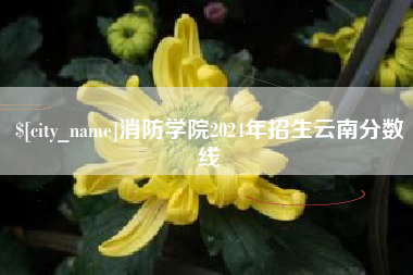 迁西消防学院2024年招生云南分数线