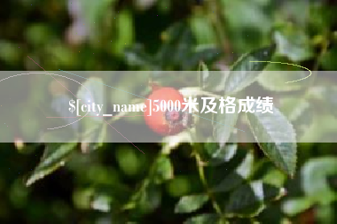 迁西5000米及格成绩