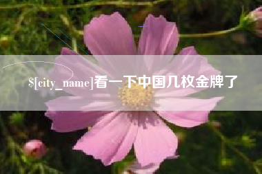 迁西看一下中国几枚金牌了