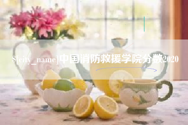 迁西中国消防救援学院分数2020