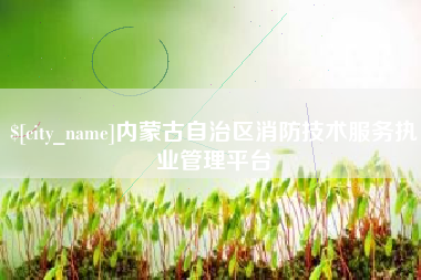 迁西内蒙古自治区消防技术服务执业管理平台