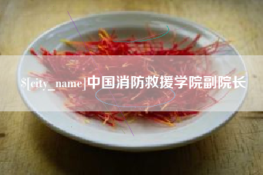 迁西中国消防救援学院副院长