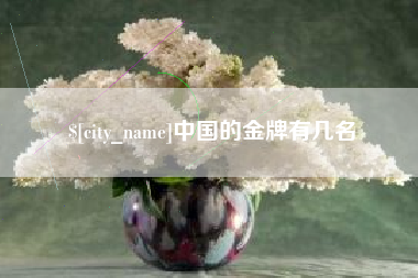 迁西中国的金牌有几名