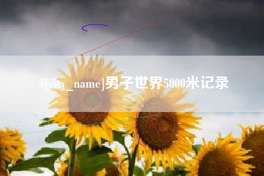 迁西男子世界5000米记录