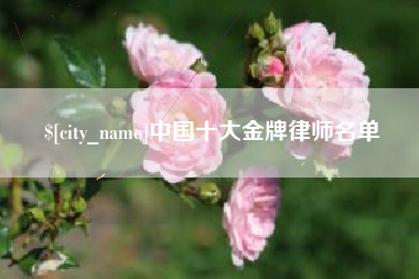 迁西中国十大金牌律师名单