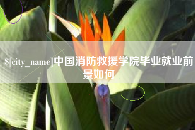 迁西中国消防救援学院毕业就业前景如何