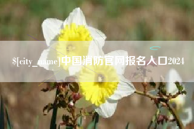 迁西中国消防官网报名入口2024