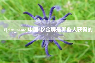 迁西中国6枚金牌是哪些人获得的