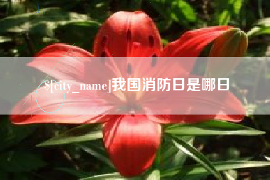 迁西我国消防日是哪日