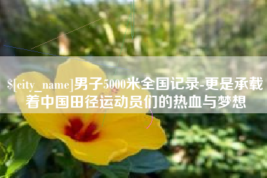迁西男子5000米全国记录-更是承载着中国田径运动员们的热血与梦想