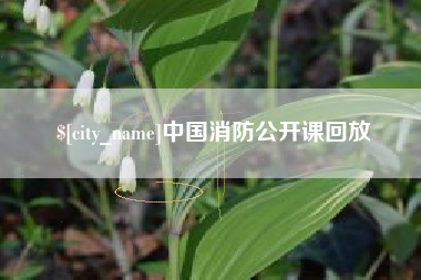 迁西中国消防公开课回放