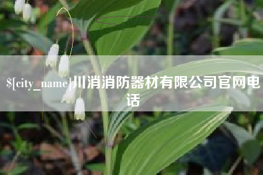 迁西川消消防器材有限公司官网电话