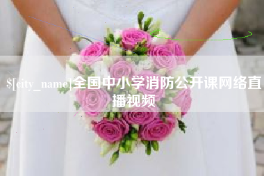 迁西全国中小学消防公开课网络直播视频