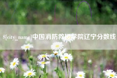 迁西中国消防救援学院辽宁分数线