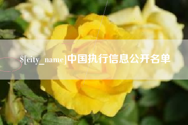迁西中国执行信息公开名单