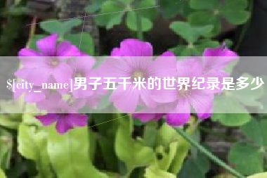 迁西男子五千米的世界纪录是多少