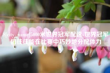 迁西5000米世界冠军配速-世界冠军们往往能在比赛中巧妙地分配体力