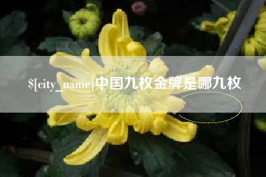 迁西中国九枚金牌是哪九枚
