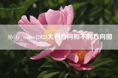 迁西2025大利方向和不利方向图