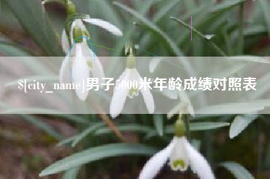 迁西男子5000米年龄成绩对照表