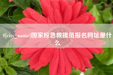 迁西国家应急救援员报名网址是什么