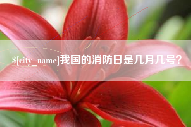 迁西我国的消防日是几月几号？