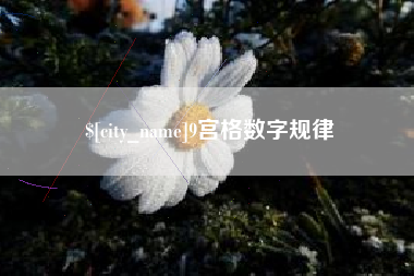 迁西9宫格数字规律