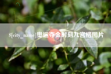迁西奥运夺金时刻九宫格图片